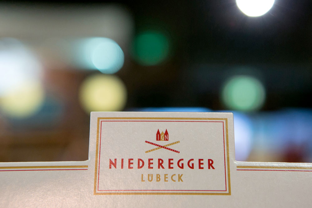 Logoen til Niederegger Lübeck